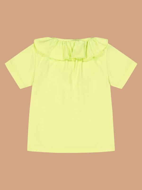 T-shirt in cotone organico  - giallo - Image 2